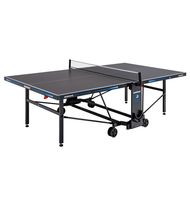 Donic Style 1000 Outdoor Table | Premium | All Weather | Black | Foldable