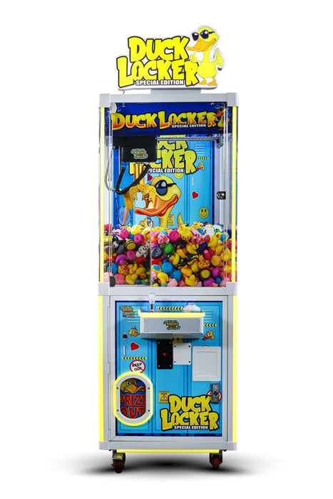 Pipeline Games | Duck Locker | Crane Machine | 24" | Rubber Ducks and other Plush Toys