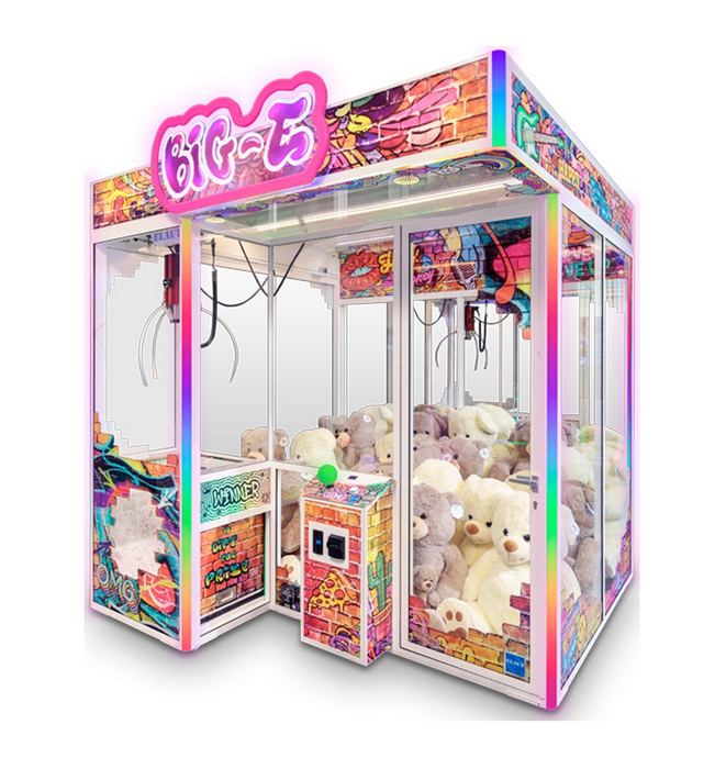 Elaut | Big E Crane Machine | Smart Prize sensor | Gigantic Toy Pit | Immersive Claw with 6kg lift