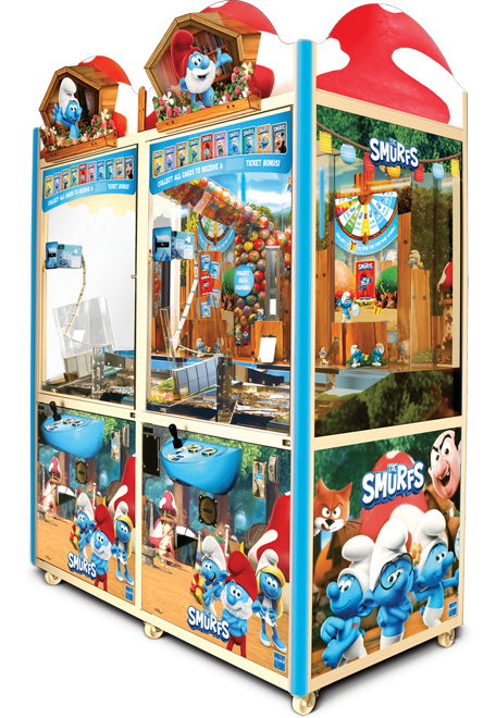 Elaut | The Smurfs| 2 - Player | Coin Pusher| Arcade Game Machine