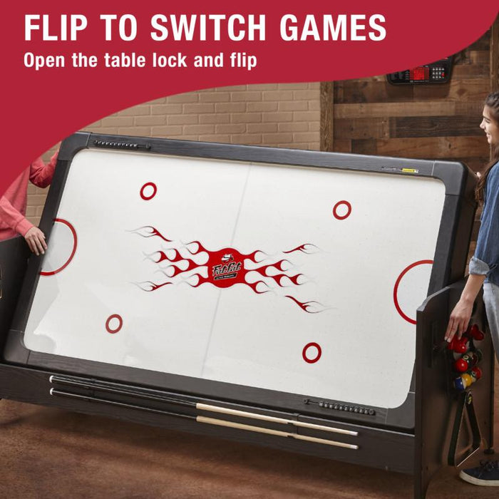 Fat Cat Original 3 - in - 1 Burgundy 7' Pockey™ Multi - Game Table