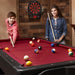 Fat Cat Original 3 - in - 1 Burgundy 7' Pockey™ Multi - Game Table