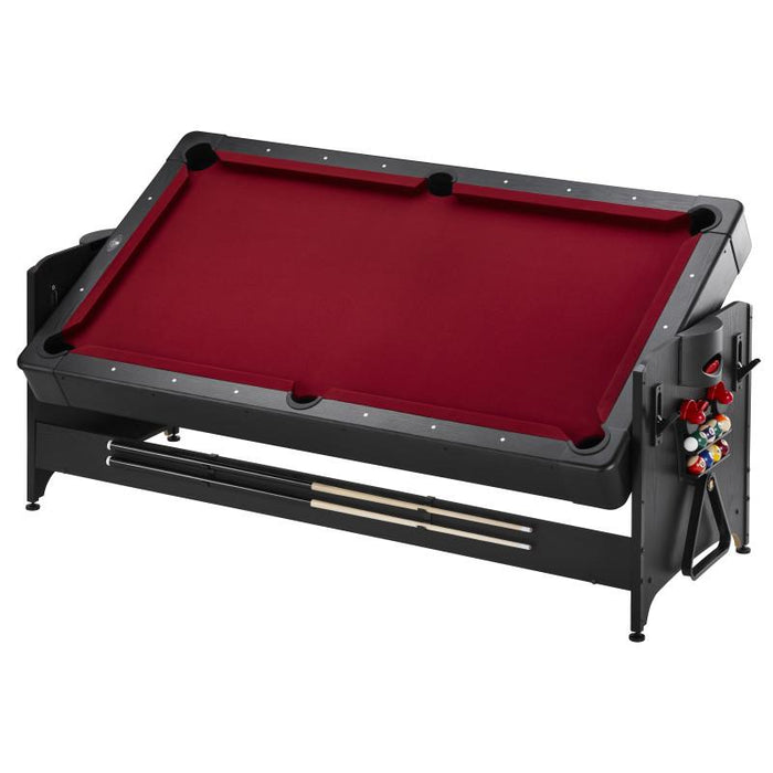 Fat Cat Original 3 - in - 1 Burgundy 7' Pockey™ Multi - Game Table