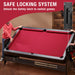 Fat Cat Original 3 - in - 1 Burgundy 7' Pockey™ Multi - Game Table