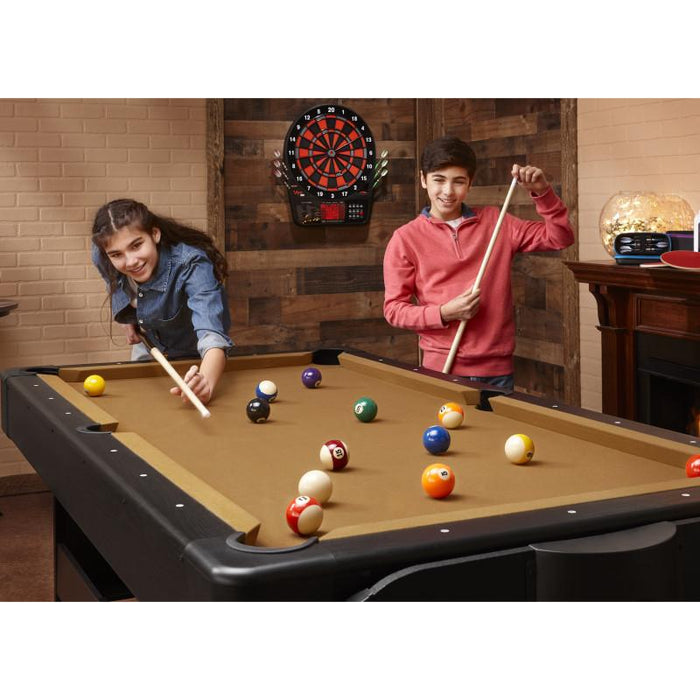 Fat Cat Original 3 - in - 1 Tan 7' Pockey™ Multi - Game Table