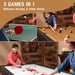 Fat Cat Original 3 - in - 1 Tan 7' Pockey™ Multi - Game Table