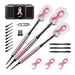 Fat Cat Pink Lady Soft Tip Darts 16 Grams, Viper Junior Pink Lady Cue, and Casemaster Cono Case