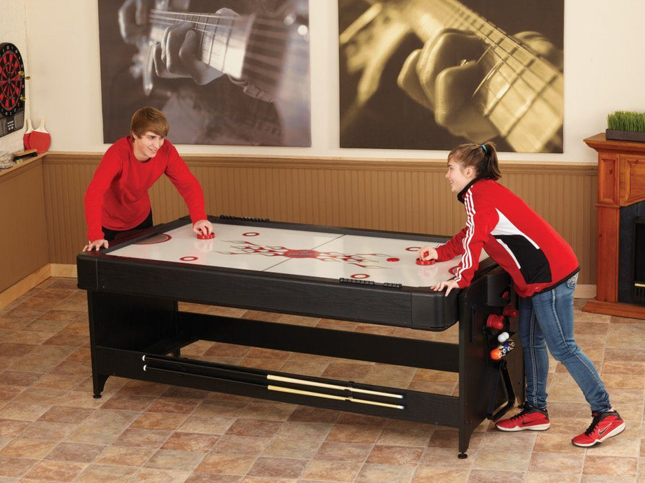 Fat Cat Pool table | 2 - in - 1 | 7' | Pockey™ Multi - Game Table