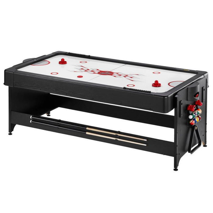 Fat Cats Billiards | 3 - in - 1 | Green | 7' Pockey™| Multi - Game Table