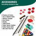 Fat Cats Billiards | 3 - in - 1 | Green | 7' Pockey™| Multi - Game Table