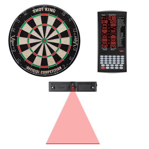 Viper Shot King Bristle Dartboard, ProScore, and Laser Line Darts Viper 