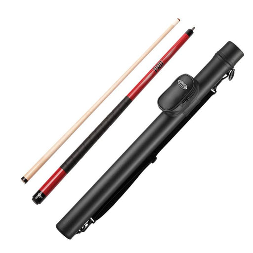 Viper Sure Grip Pro Red Cue and Casemaster Q-Vault Supreme Black Cue Case Billiards Viper 