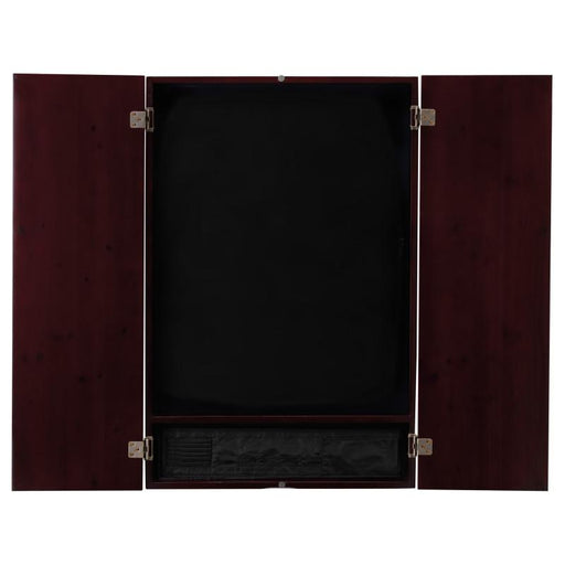 Viper Metropolitan Mahogany Soft Tip Dartboard Cabinet and Viper 787 Electronic Dartboard Darts Viper 