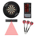 Viper Dead-On Bristle Dartboard, ProScore, Black Mariah Steel Tip Darts 22 Grams, Dart Laser Line, and Wall Defender Darts Viper 