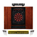 Viper Solar Blast Electronic Dartboard, Metropolitan Cinnamon Cabinet, Throw Line Marker & Shadow Buster Dartboard Light Bundle Darts Viper 