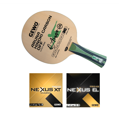 GEWO Aruna Magic Professional Table Tennis Racket with Nexxus Rubber ...