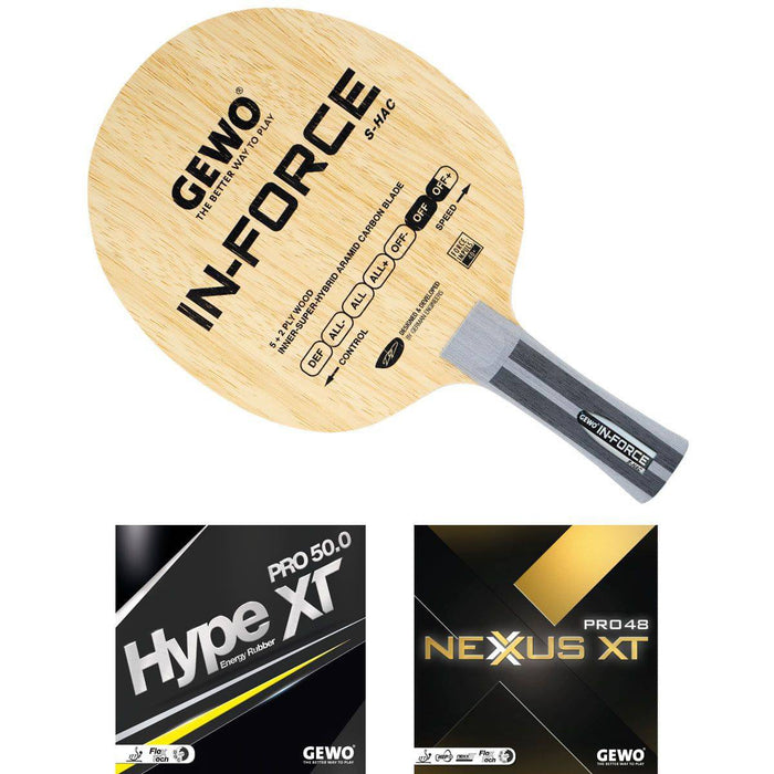 GEWO Bat: Blade In - Force Arc S - Hac with Hype and Nexxus Rubber Combo Special