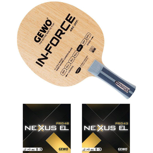 GEWO Bat: Blade In - Force ARC with Nexxus Rubber