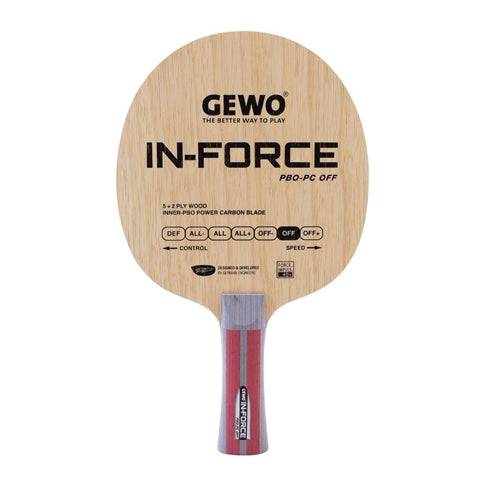 GEWO In Force PBO - PC Offensive Table Tennis Blade