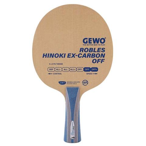 GEWO Robles Hinoki Ex - Carbon Offensive Table Tennis Blade