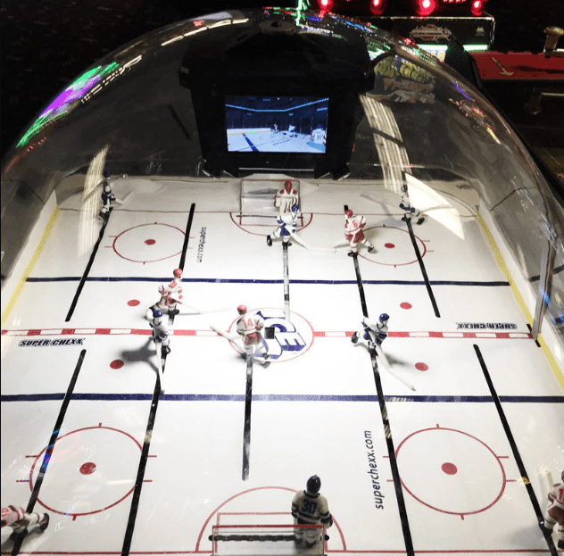 ICE Games | Super Chexx Premium | NHL Licensed | Bubble Hockey Table