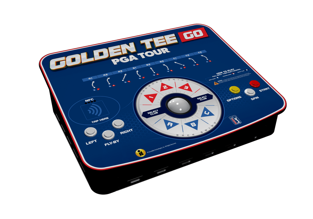 Incredible Technologies | Golden Tee GO PGA TOUR Edition | Lightweight | Optional GO Stand