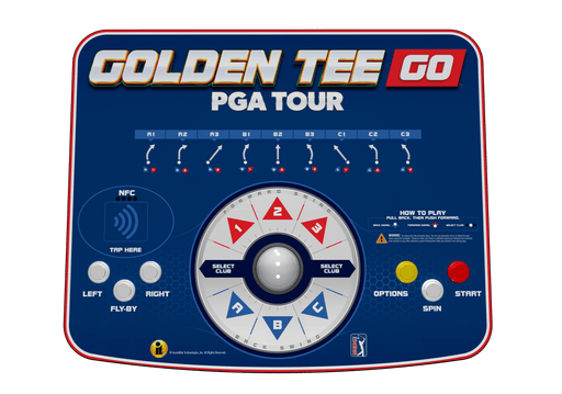 Incredible Technologies | Golden Tee GO PGA TOUR Edition | Lightweight | Optional GO Stand