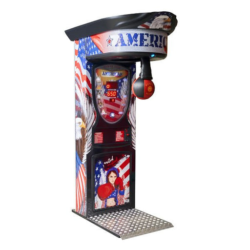Kalkomat | Boxer Fire - American | Punching Game Machine - GameRoomMasters