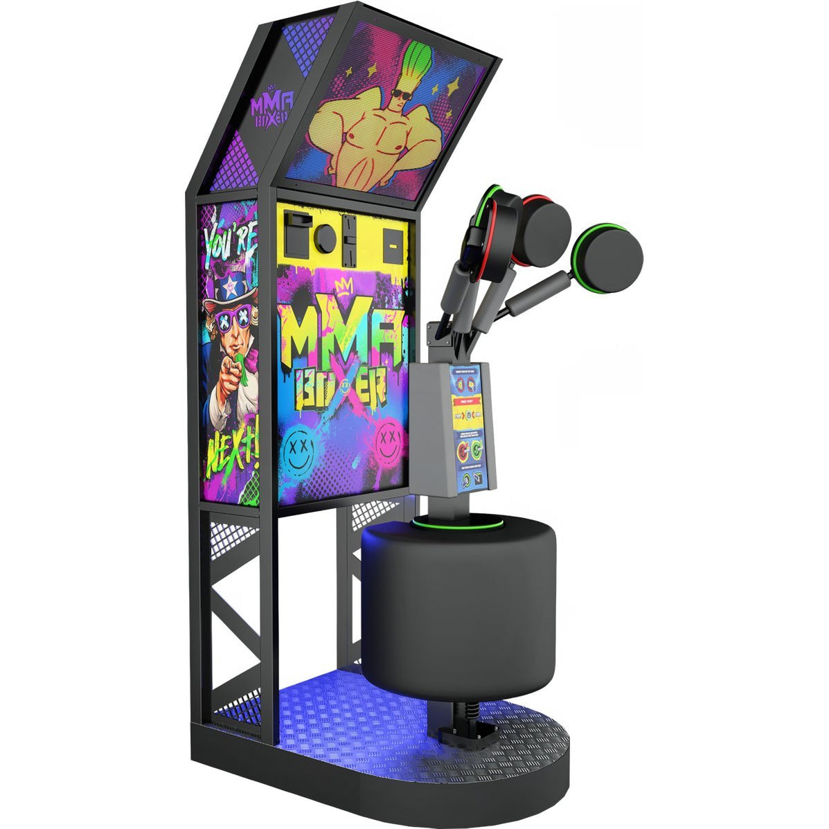 Kalkomat | MMA Boxer| 3.0 Hit The Green Arcade Boxer Machine ...
