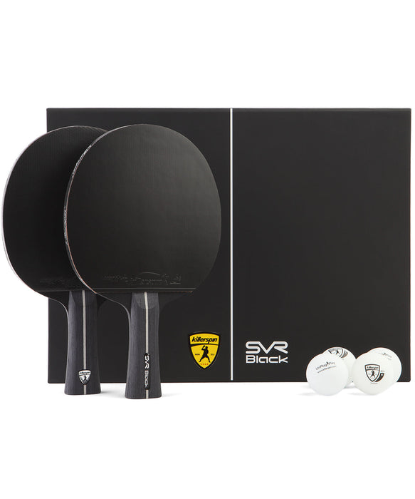 Killerspin SVR Ping Pong Paddle Set SVR 2U Black