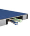 Killerspin Outdoor Ping Pong Blue Table MyT7 Breeze - Paddle Pocket