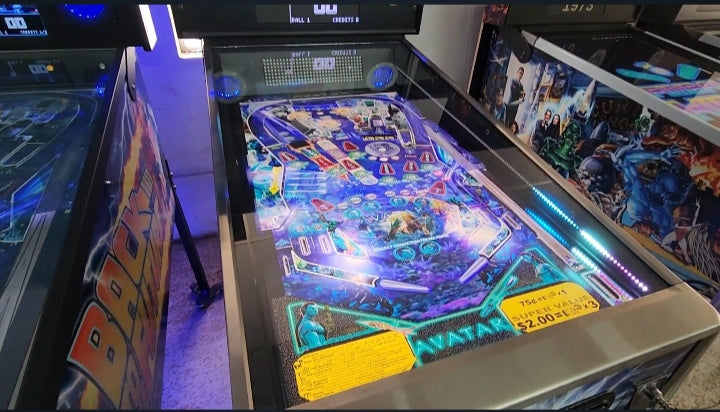 Pinball King | Medusa Plus | 43-inch 4K Playfield | Virtual Pinball Machine | Stainless Steel Rails