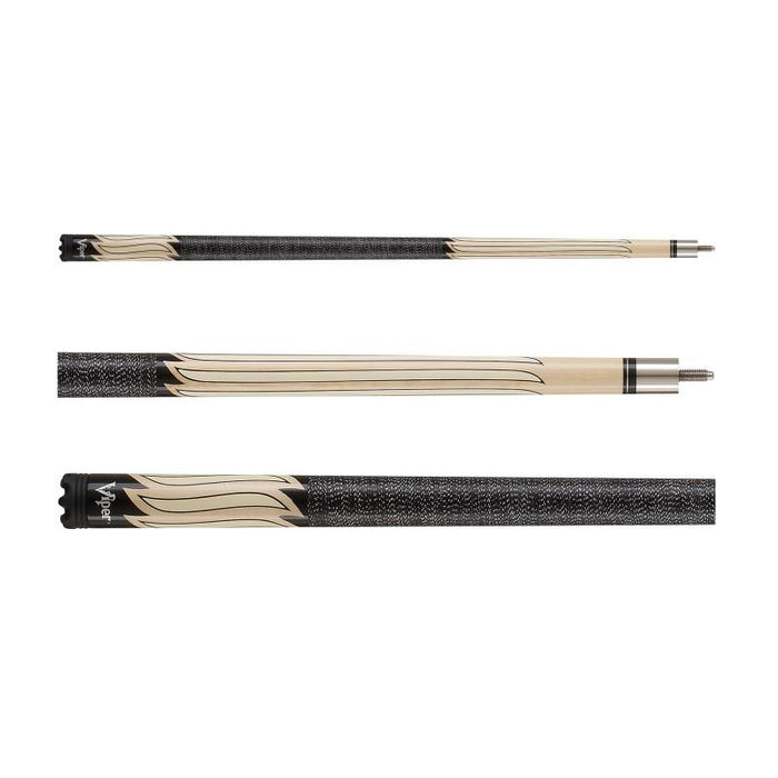 Viper Sinister Series Cue with White Stripe Design Billiard Cue Viper 