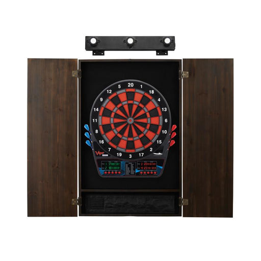 Viper Orion Electronic Dartboard, Metropolitan Espresso Cabinet & Shadow Buster Dartboard Light Bundle Darts Viper 