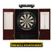 Viper Shot King Sisal Dartboard, Metropolitan Mahogany Cabinet, Shadow Buster Dartboard Lights & "The Bull Starts Here" Throw Line Marker Darts Viper 