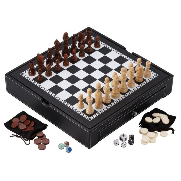 Mainstreet Classics 5 - in - 1 Broadway Game Combo Set
