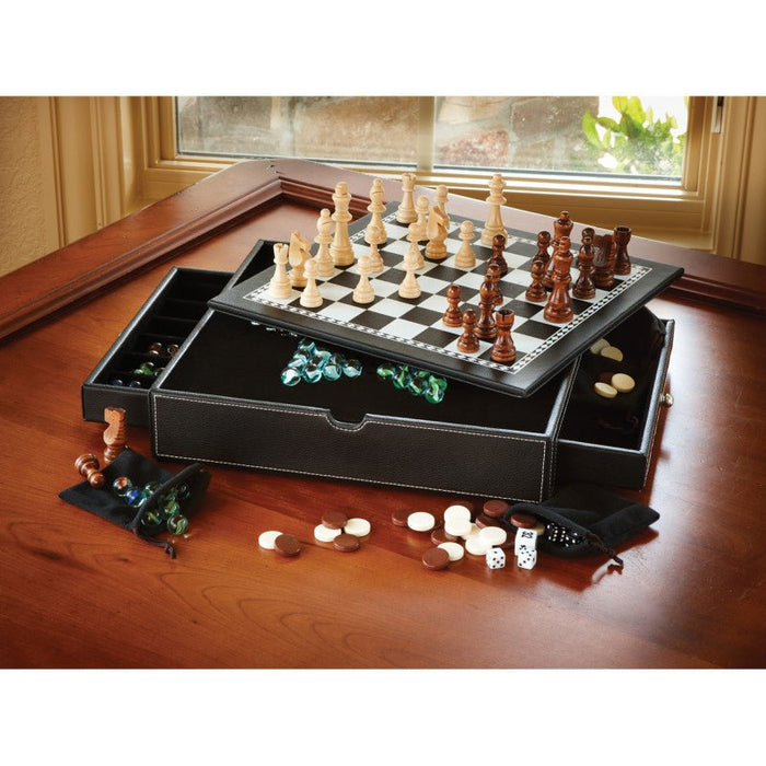 Mainstreet Classics 5 - in - 1 Broadway Game Combo Set