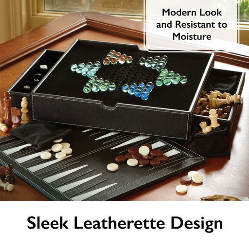 Mainstreet Classics 5 - in - 1 Broadway Game Combo Set