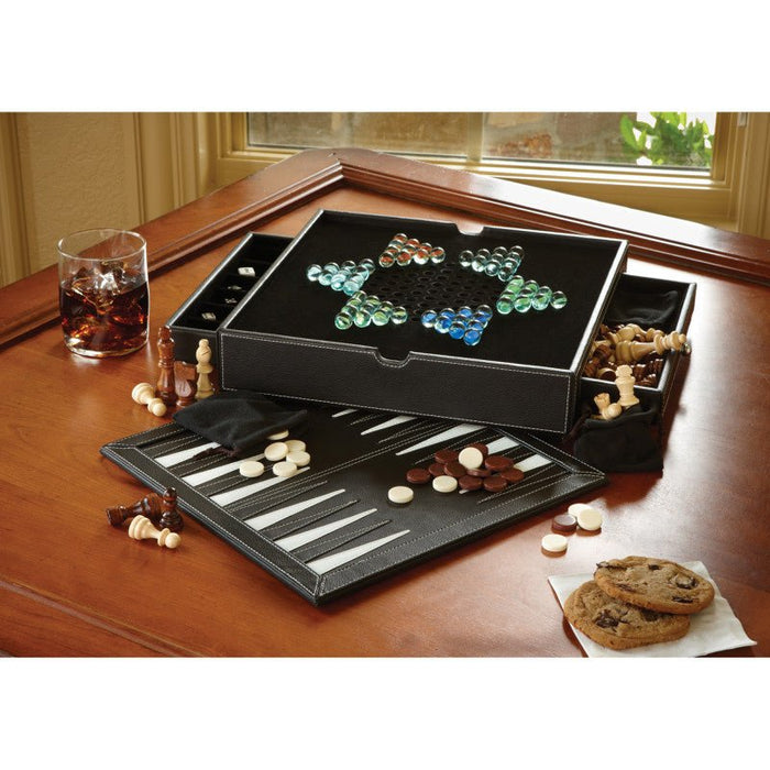 Mainstreet Classics 5 - in - 1 Broadway Game Combo Set
