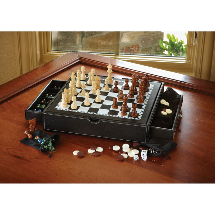 Mainstreet Classics 5 - in - 1 Broadway Game Combo Set