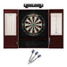 Viper Dead On Sisal Dartboard, Metropolitan Mahogany Cabinet, Underground The Raven Steel Tip Darts & Shadow Buster Dartboard Lights Darts Viper 