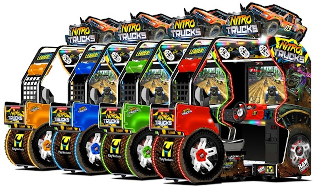 Raw Thrills | Nitro Trucks Offroad Racing Arcade Game