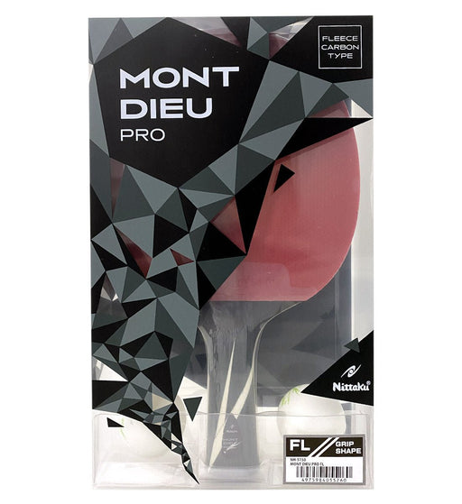 Nittaku| Mont Dieu Pro | Red and Black on Paddle sides