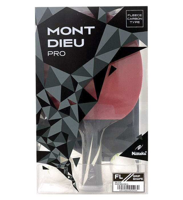 Nittaku| Mont Dieu Pro | Red and Black on Paddle sides