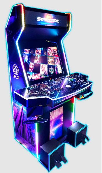 Paradox Arcades | Falcon - 30" 16:10 2500x1600 Monitor | 4 Player | First - Class Edition | Dual Steering Wheels | Wi - Fi Remote Support | Interior Cabinet Lighting | Arcade Machine