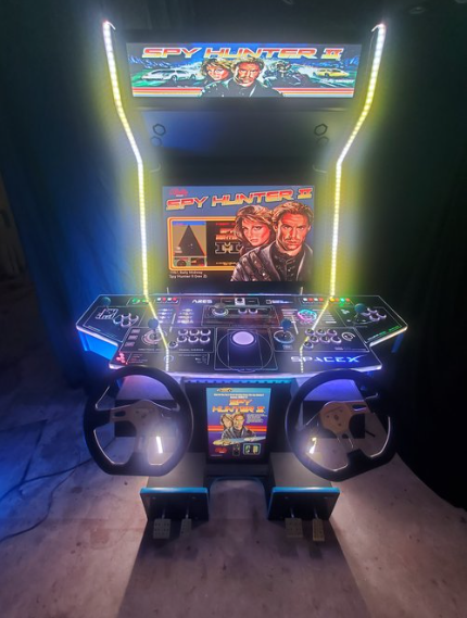 Paradox Arcades | Falcon - 30" 16:10 2500x1600 Monitor | 4 Player | First - Class Edition | Dual Steering Wheels | Wi - Fi Remote Support | Interior Cabinet Lighting | Arcade Machine