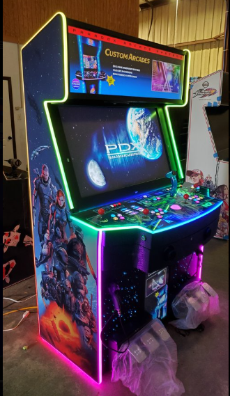 Paradox Arcades| Falcon - Colossus - XL | 43" 4K Monitor | 4 - Player | First - Class Edition | Racing Wheels | Dual Advanced Light Guns