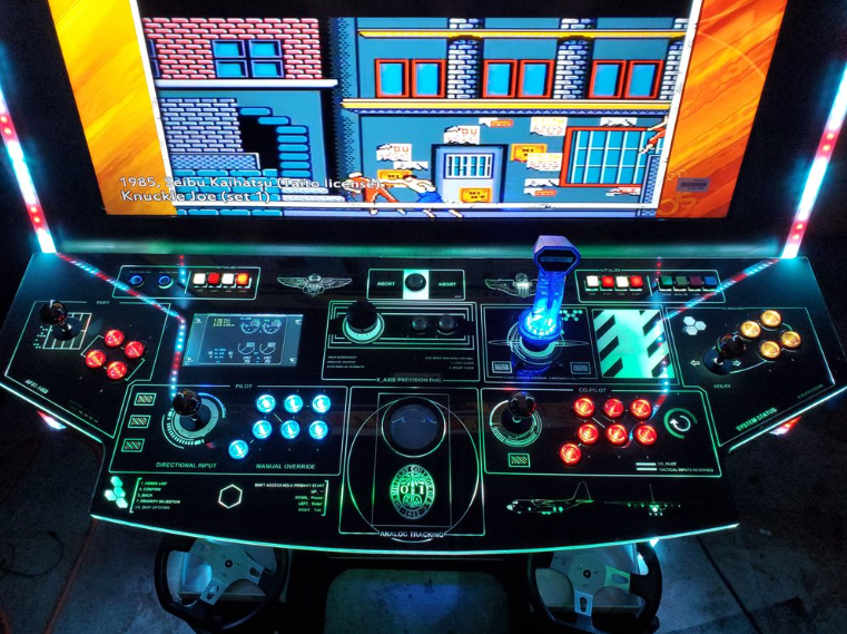 Paradox Arcades| Falcon - Colossus - XL | 43" 4K Monitor | 4 - Player | First - Class Edition | Racing Wheels | Dual Advanced Light Guns