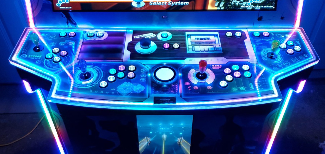 Paradox Arcades| Falcon - Colossus - XL | 43" 4K Monitor | 4 - Player | First - Class Edition | Racing Wheels | Dual Advanced Light Guns