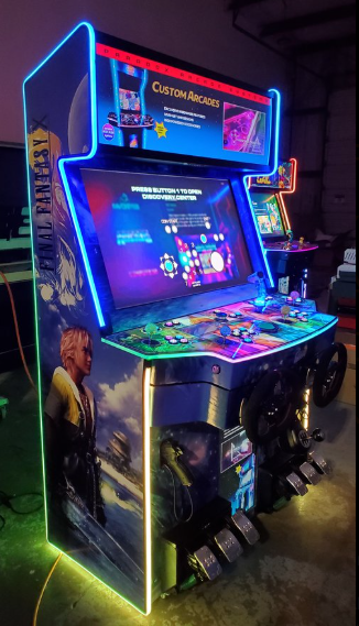 Paradox Arcades| Falcon - Colossus - XL | 43" 4K Monitor | 4 - Player | First - Class Edition | Racing Wheels | Dual Advanced Light Guns